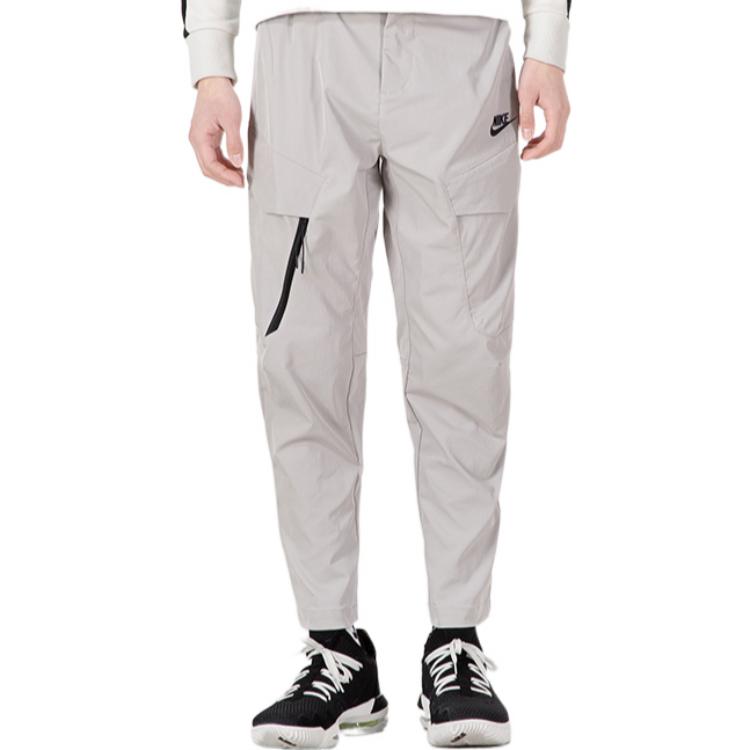 Nike Casual Pants Men's Gray Moderate Cargo Pants DH3867-012