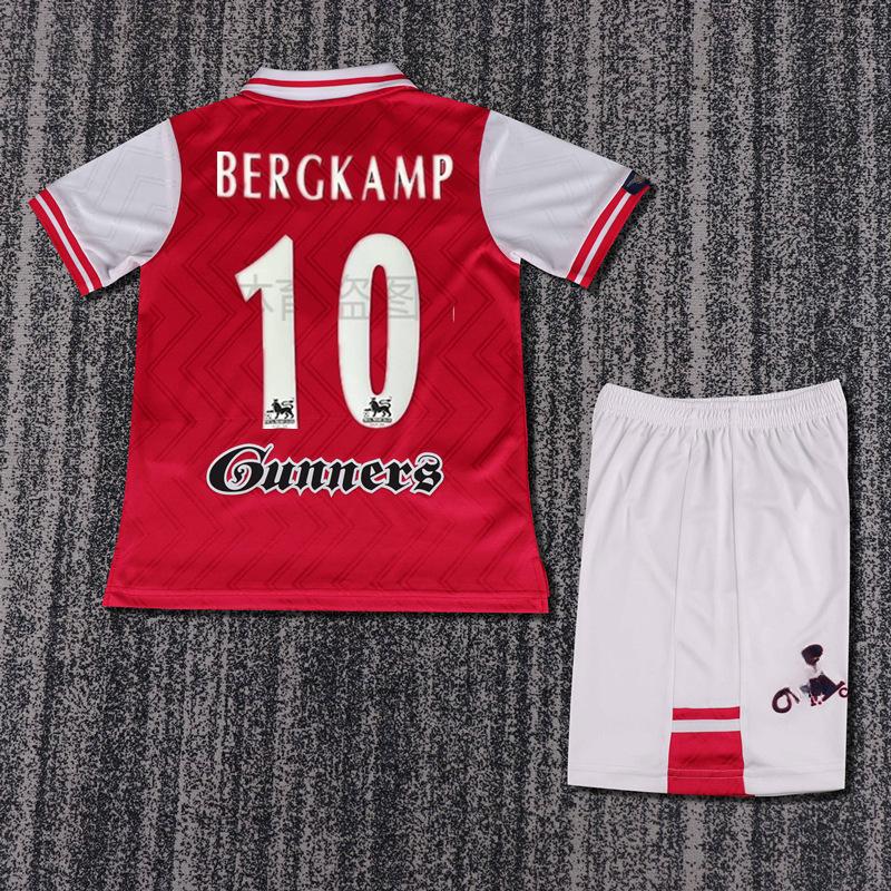 Klassisches Retro-Fußballtrikot Barcelona Kaiser M Thailändischer Kinderanzug Retro-Kinderanzug