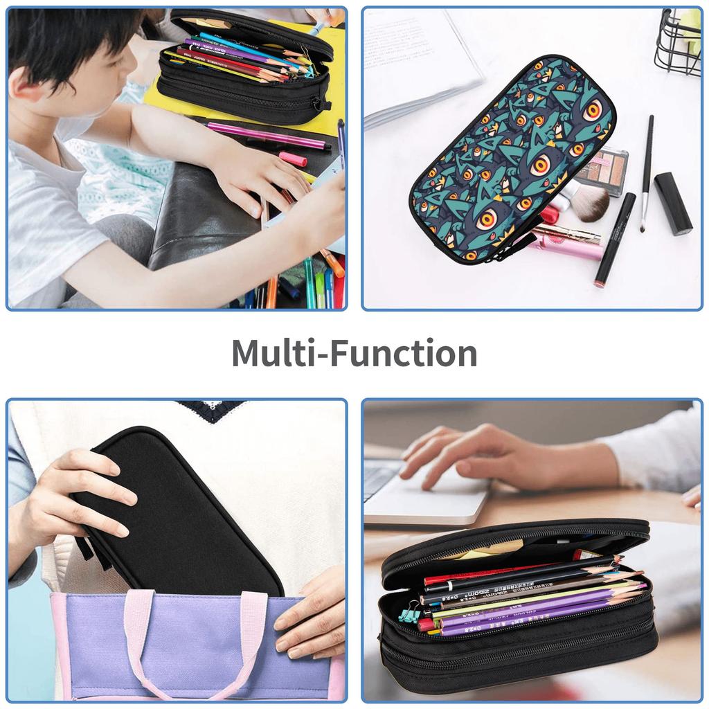 Custom Cartoon Pokemon Theme Large Capacity Bags for Child Handheld Study Bag for Boys Gilrs Kids
