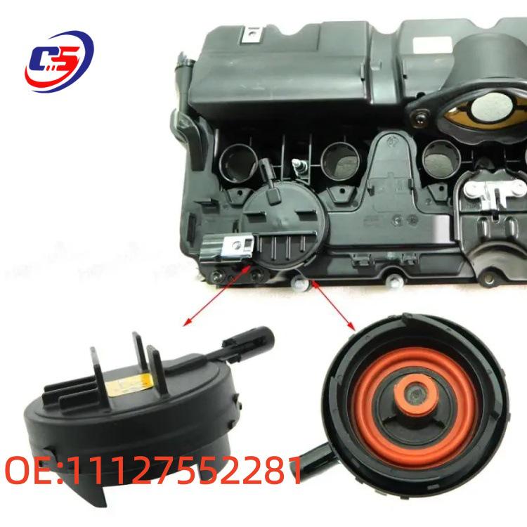 Compatible Crankcase Vent Valve for BMW N52 11127552281 Valve Cover 11127552281