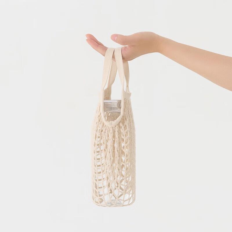 MUJI Cotton Mesh Crossbody Cup Bag 960₽