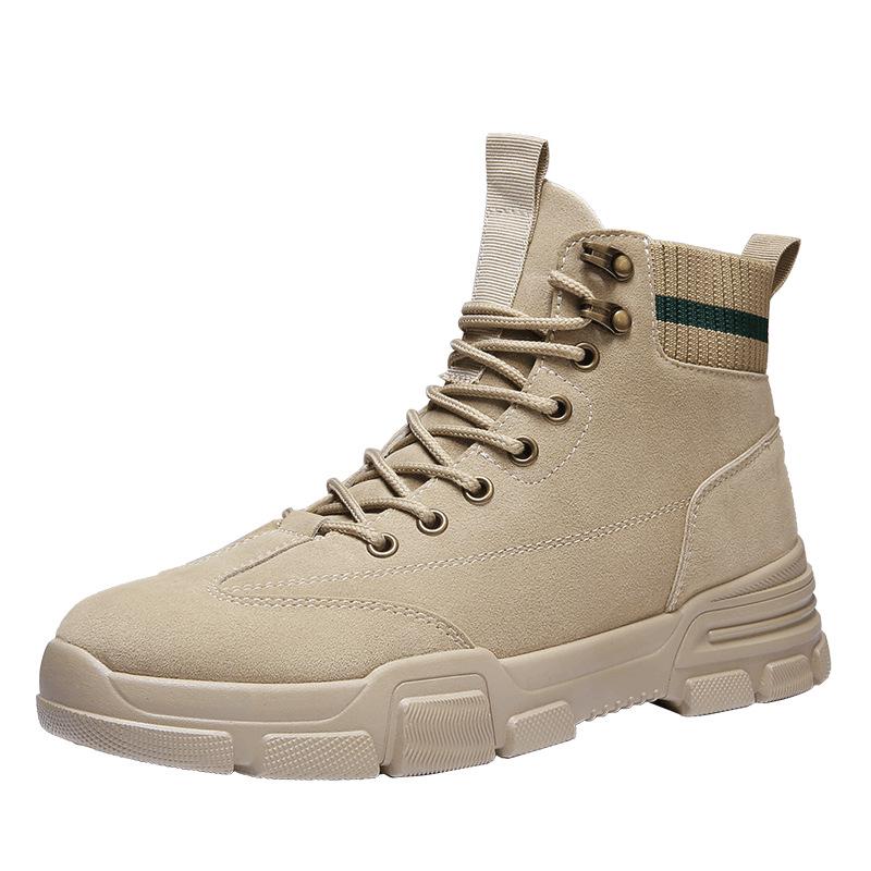 

Зимние высокие хлопковые ботинки, новая бархатная теплая мода, черные ботинки Мартин, повседневные одинарные ботинки на шнуровке для мужчин 44