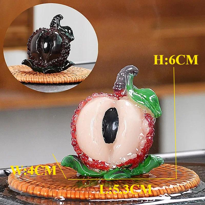 

Resin Color-Changing Tea Pet Toad Figurine Statue Ornament Boutique Tea Table Decoration Office Desktop Lucky Decor Crafts