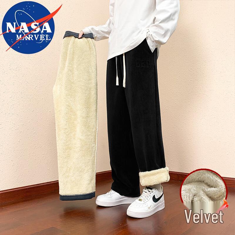 NASA MARVEL Men's Fleece Straight-Leg Pants