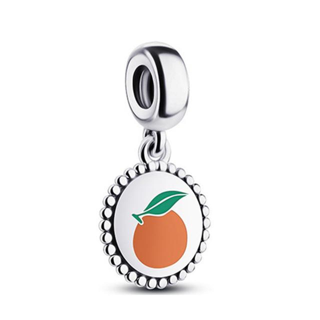 S925 Silver Coffee Cup Honey Beverage Bottle Birthday Cake Talisman Fit for Original Bracelet DIY Women's Jewelry