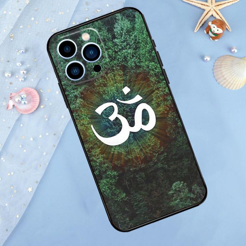 Aum Om Symbol Phone Case For iPhone 13 11 12 14 15 16 Pro Max 7 8 Plus XR XS Max X Silicone Cover
