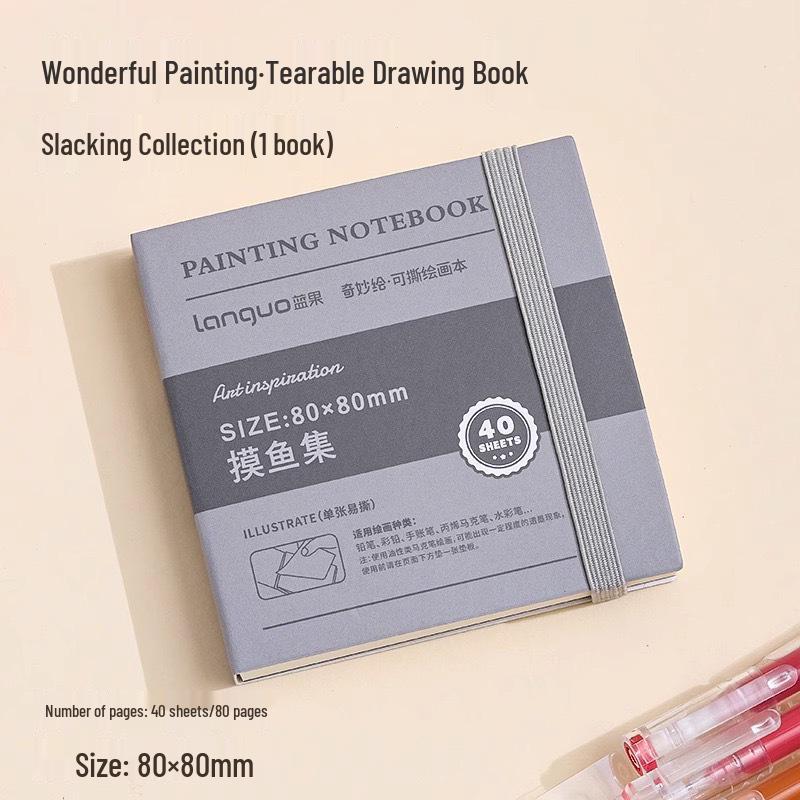 Blue Fruit Sketchbook: Wonderful DIY Watercolor & Pen Drawing Journal with Thickened Cardstock