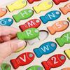 Wooden Kids Fishing Toys Early Educational Fishing Game Toy Letter Number Puzzle  Gift For Kids