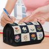 1 Large Capacity Case with Designfloral Os - a Double-layer Zippered Storage Bag Ideal for School Supplies, Which Combines Du