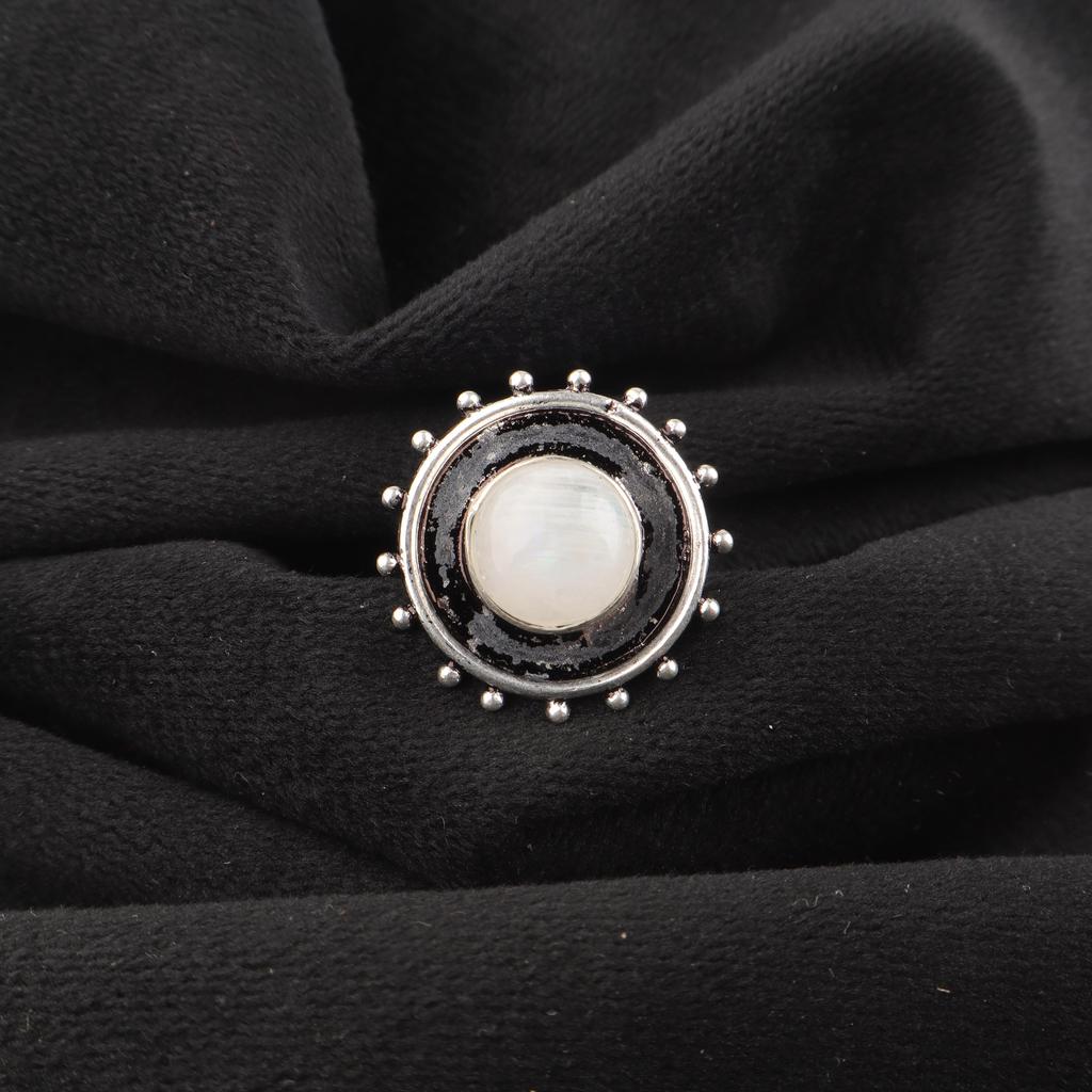 Rainbow Moonstone Ring Gemstone Jewelry, 925 Solid Sterling Silver Ring, Handmade Jewelry Ring For Wedding Gift