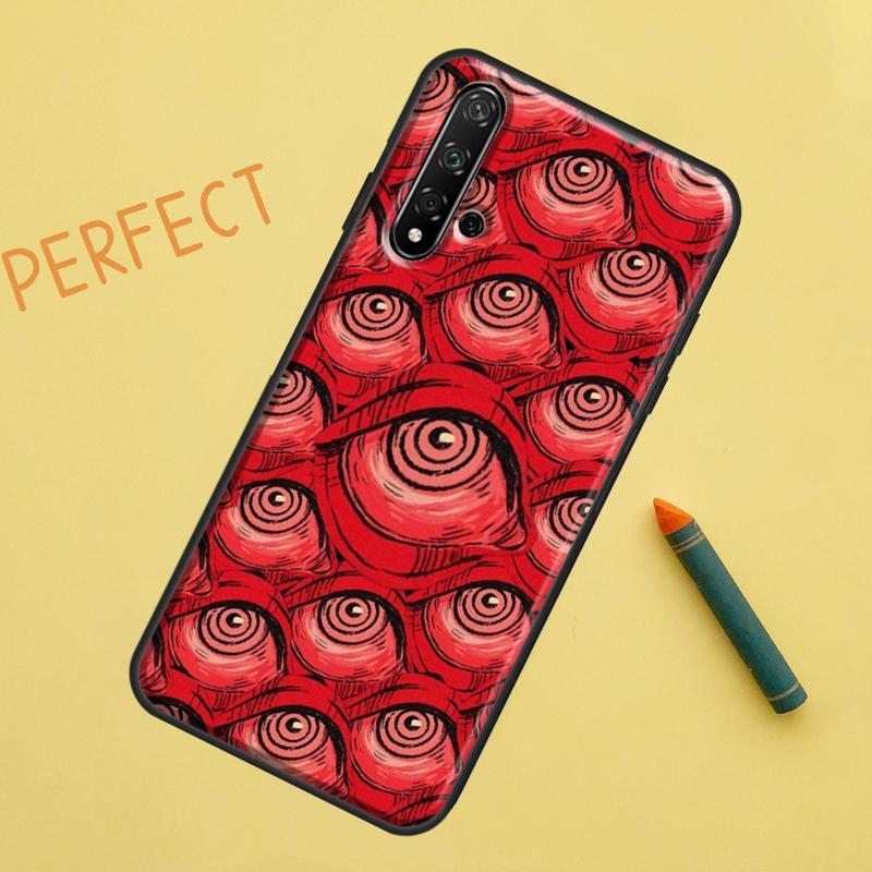 Scary Face Eyes For Huawei Nova Y91 Y70 Y72 Y73 Y60 Y90 Y61 8i 7i 11i 12i 12s 9 10 SE P20 P30 P40 Lite Case