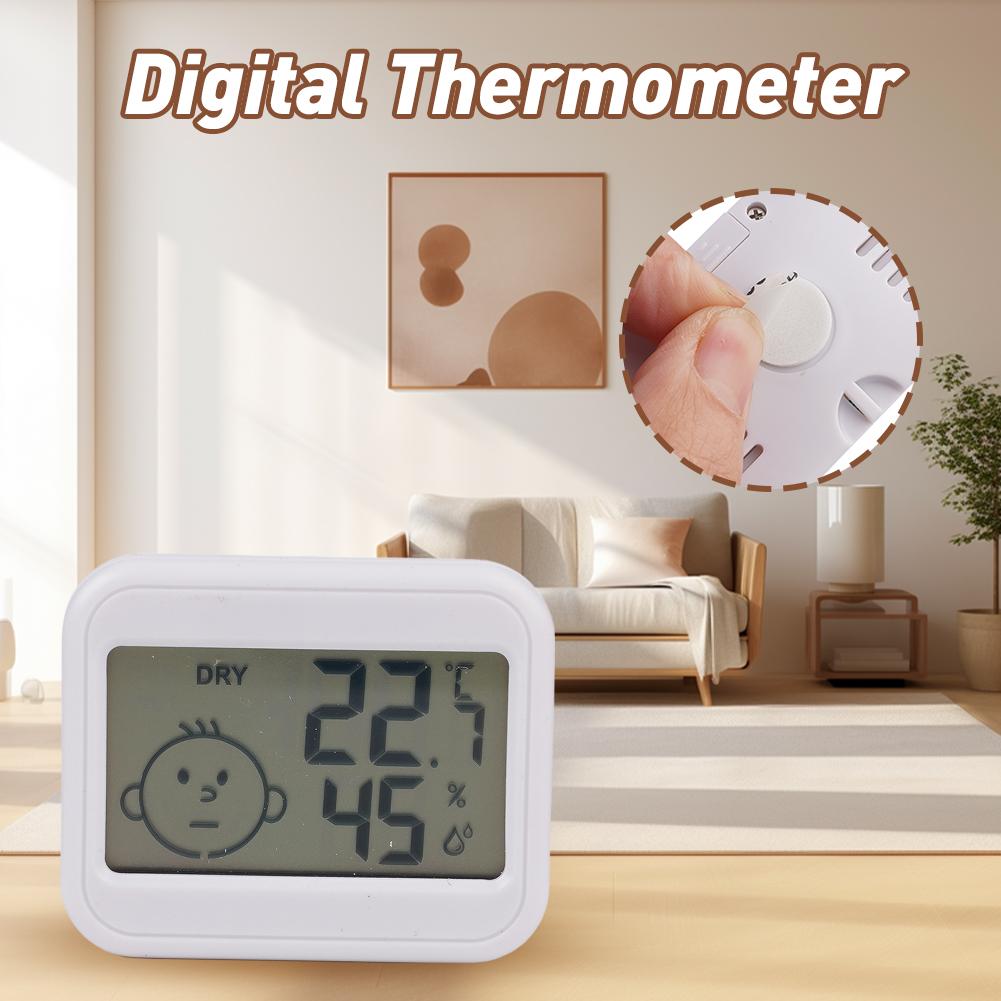 Termometro LED Termoigrometro Orologio Elettronico Multifunzione Misuratore di Temperatura Umidità Stazione Meteorologica per Casa con Allarme