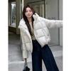 White duck down foreign style age-reducing short small hooded down jacket temperament thin coat