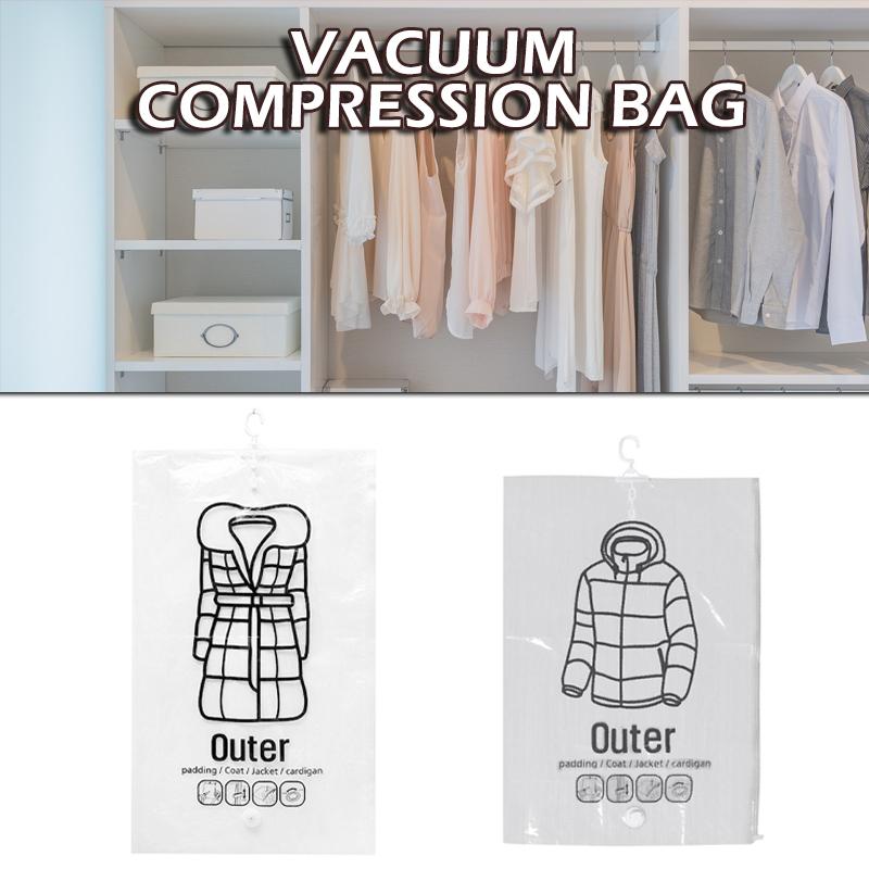 Satın alın IDH Hanging Vacuum Storage Bags for Suits Jackets Clothes