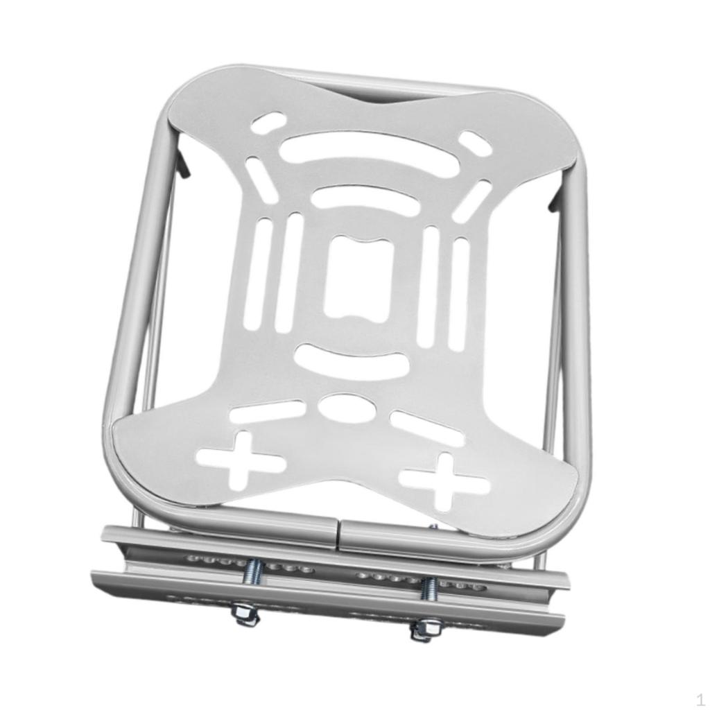 Bike Rear Trunk Bracket Extension Mounting Plate Adapter Metal Easy Installation Mount