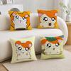 Anime Hamtaro Cushion Cover Soft Plush Cushion Covers Fluffy Throw Pillow Cases For Sofa Bedroom Home Decor