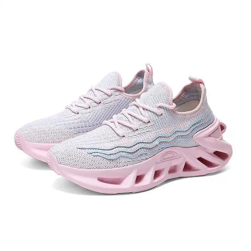 Laced Demi-season Red Shoes Sneakers Loafers Tennis Brands Luxury Brand Sneakers Womens Sports Tensi Sporty Pie Imported