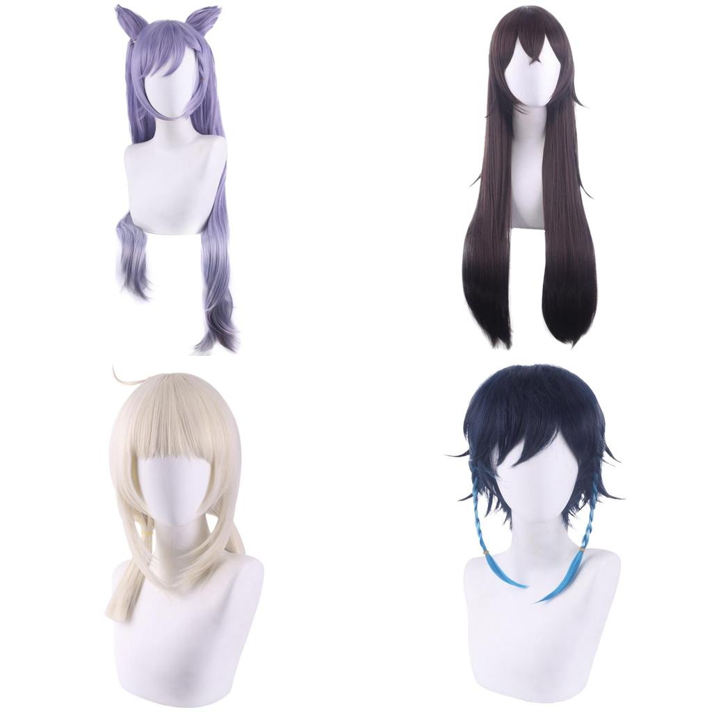 Genshin Impact Cosplay Wig For Stunning Characters Venti Keqing Barbara Diluc Ganyu Hutao