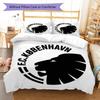F.C. København Bedding Quilt Set Quilt Cover Pillowcase Home Decoration Birthday Gift (1 * duvet cover + 2 * pillowcase, without core)