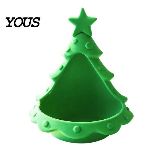 Holiday Desktop Storage Tray 3D Printed Christmas Tree Ornament, Organizer for Candies Nuts Keys, Xmas Ornament Gift Decorative Candle Holder