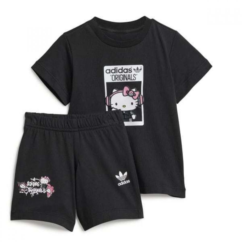 

Adidas Keys Adidas Kids Originals X Hello Kitty шорты футболка верх и низ комплект 80