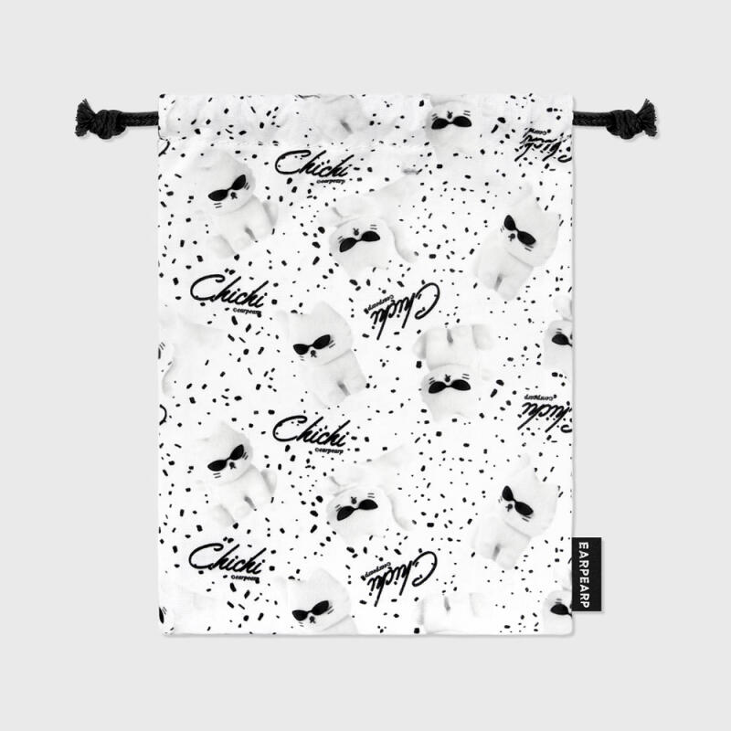 SUNGLASSES CHICHI-WHITE (String Pouch) String pouch
