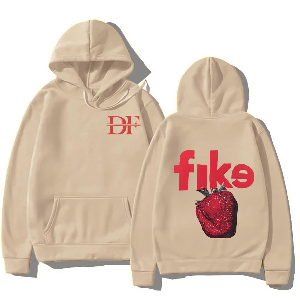 Dominic Fike Strawberry Hoodie Unisex Hiphop Style Sweatshirts  Artist Band Casual Clothes  Alternative Music Concert Tour Hoody