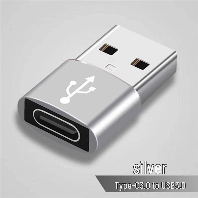 

Fast Charge PD Cable: Type-C to USB for iPhone 11/12, Apple Adapter Compatible 1-pack Silver