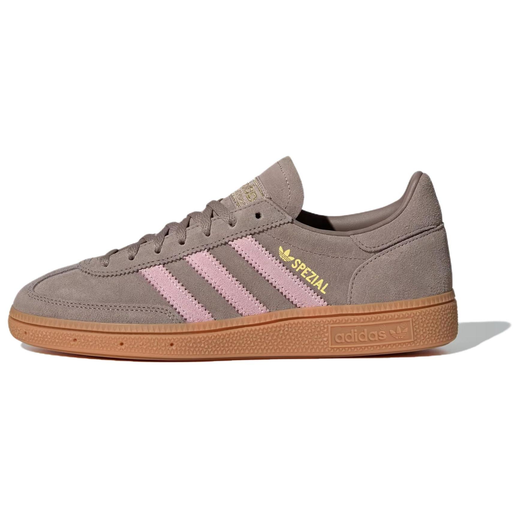 

Новые женские кроссовки Adidas Originals Handball Spezial Chalky Brown Clear Pink JR3082 41