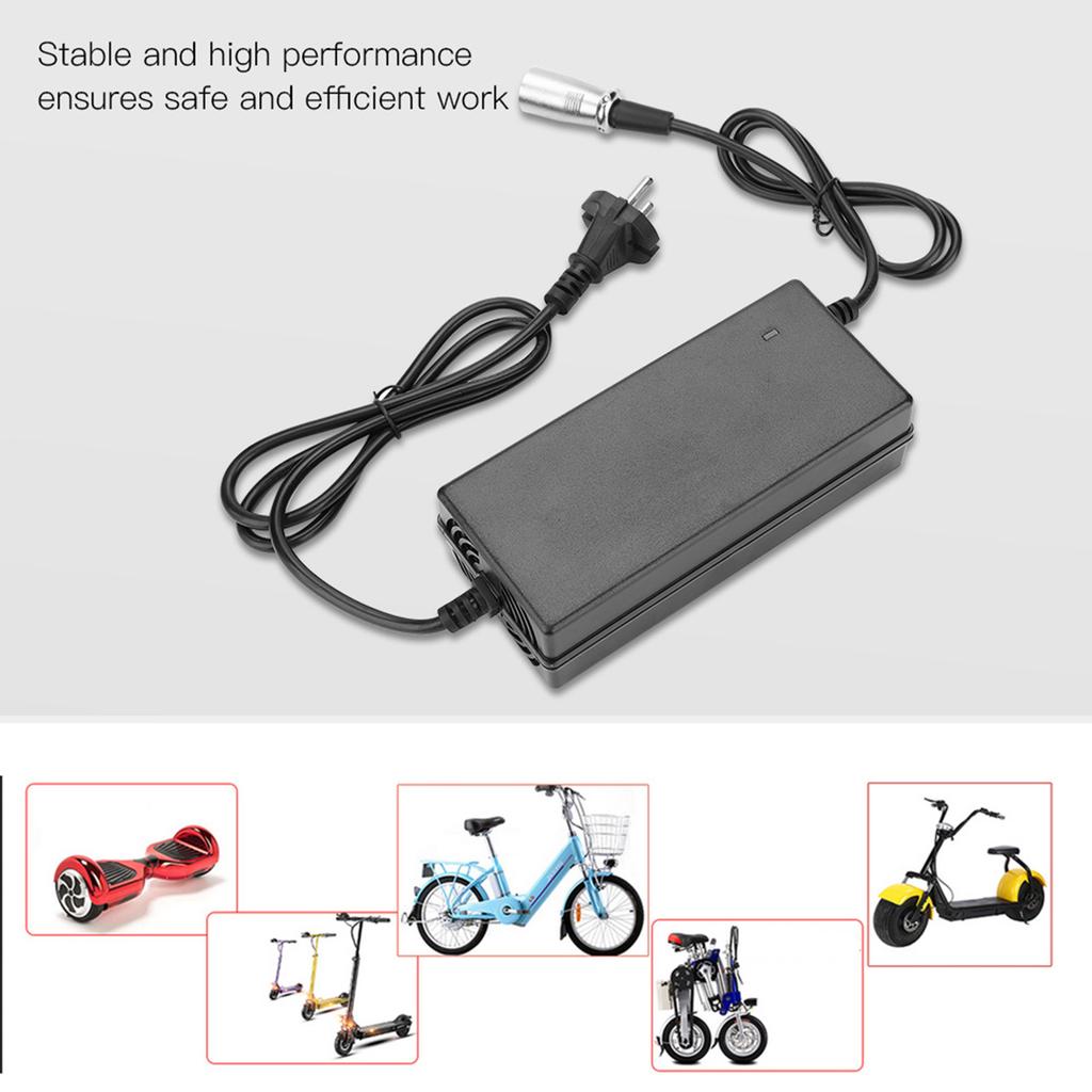 Battery Intelligent Charger for Electric Bicycle Scooter XLR Connector