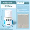 Waterproof Glass Paint 20/25ml Sun-Resistant Acrylic Paints For Artist Drawing Painting Pigment Hand Painted Glass Paint DIY