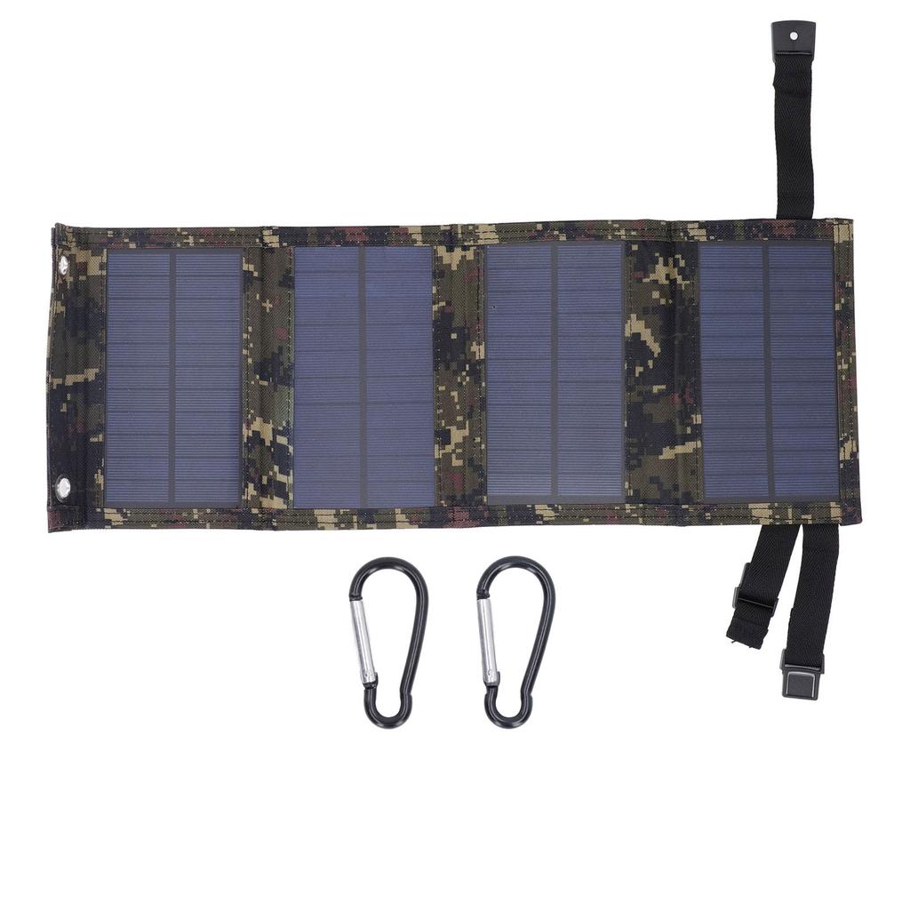 10W 5V Portable Folding Solar Panel Charger Kit IP65 Foldable Solar Charger Board for Camping