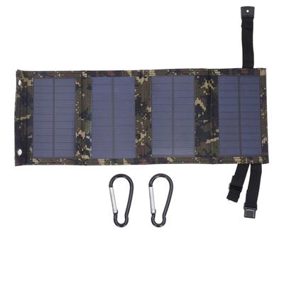 10W 5V Portable Folding Solar Panel Charger Kit IP65 Foldable Solar Charger Board for Camping