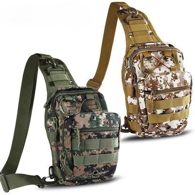 Vistas Grote capaciteit Nylon tas Twee lagen Vistuig Hengel Lokaas tas Multifunctionele camouflage tas Enkele schoudertas