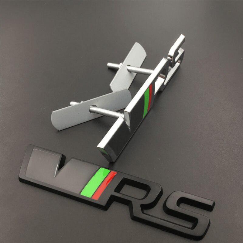 For Skoda 2 A7 Tour RS Octavia Fabia 1 Rapid Kodiaq Yeti Karoq Superb Metal Auto Front Grille Emblem Car Stickers Accessories
