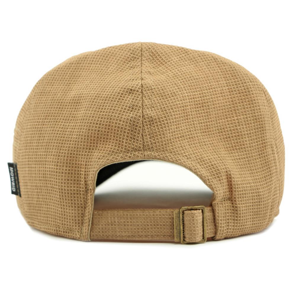 Ht4741 Beret Cap Breathable Spring Summer Cap For Men Women 6 Panels Artist Painter Beret Hat Adjustable Ivy Flat Cap Mens Beret