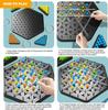 Connecting Corners Triggle Chess Game Triggle Rubber Band Game Toy For Kid Interactive Board Game Battle Set For Family Party