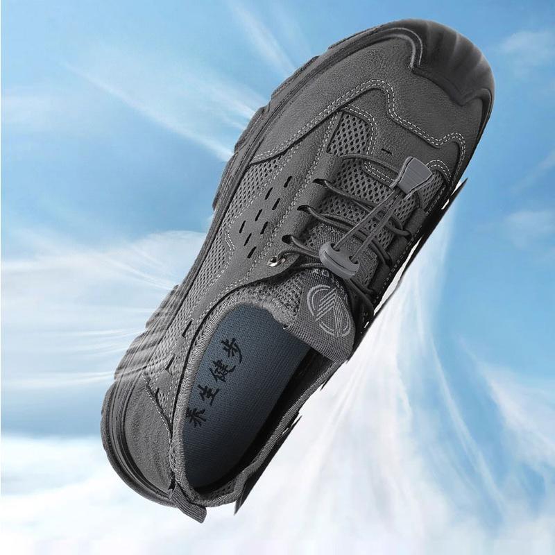 Fashion 2025 New Men's Breathable Men's Summer Shoes Mesh Outdoor Sports Shoes Soft Sole Anti Slip Wear Resistant Free Shipping Shoes