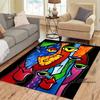 Customizable  Picasso Style Painting Printed Carpet Fashion Non-slip Floor Mat Outdoor Door Mat Play Mat Birthday Gift