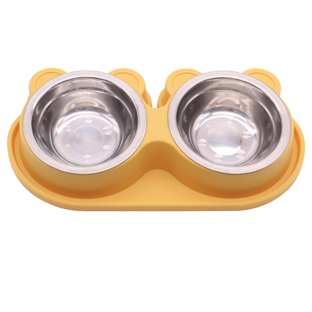 Miska dla kota podwójna miska zintegrowana miska dla kota przybory do karmy dla zwierząt miska na wodę miska na karmę dla kota miska na karmę dla kota miska na ryż miska dla szczeniaka pies