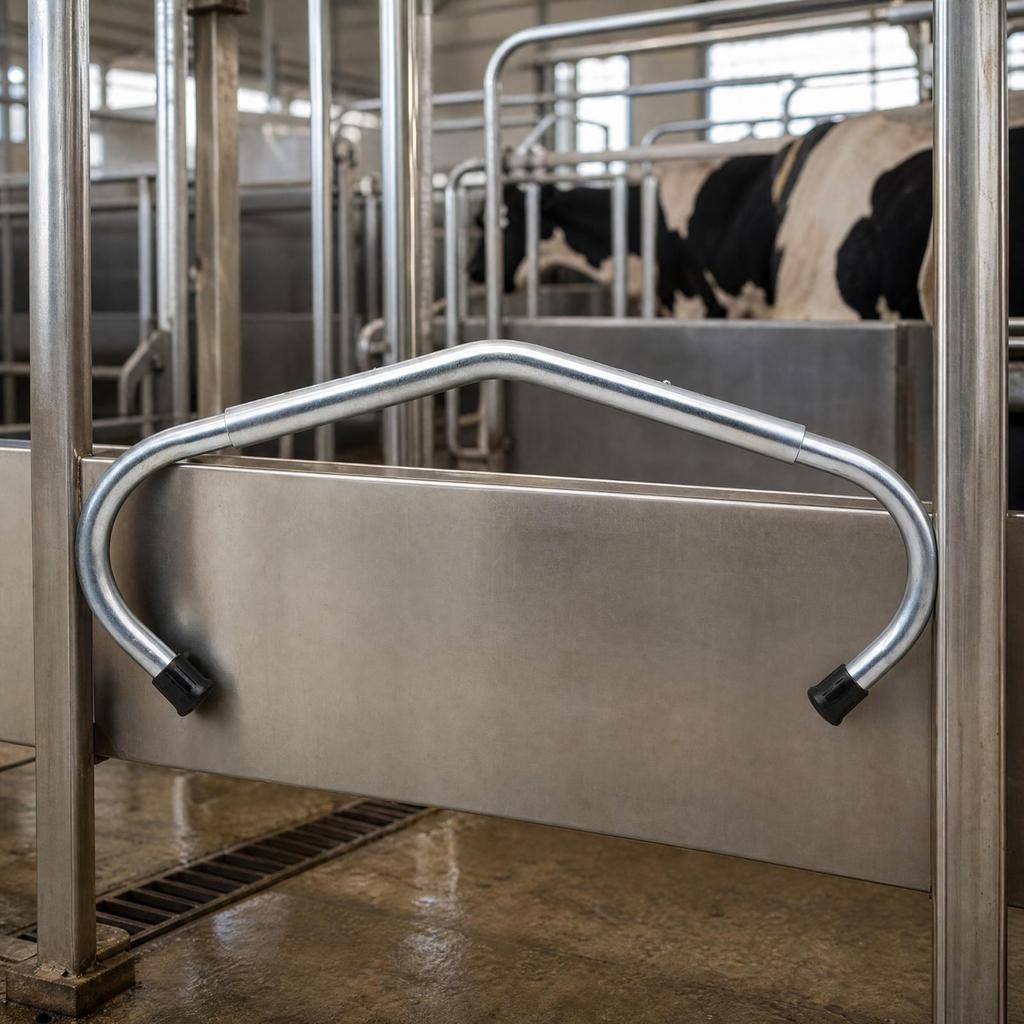 Cattle Anti-Kick Metal Bar Anticattle Control with Safeguarding End Covers