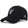 Unisex Skeleton Fingers Embroidery Baseball Caps Spring Autumn Outdoor Adjustable Casual Hats Sunscreen Hat