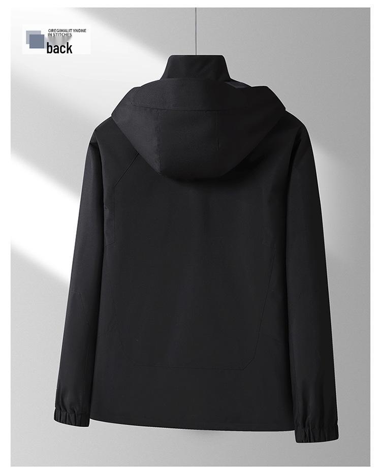 Tarnfarben-Windjacke für Herren & Damen: Wasserdichte, winddichte, einlagige Freizeitjacke für Bergsteigen im Frühling und Herbst.