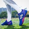 Summer Mesh Children's Soccer Shoes Lightweight Breathable Turf Football Shoes Boys Girls Outdoor Black Non-slip Kids Sneakers
