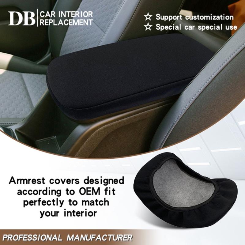 Center Console Pad Car Armrest Cushions Cover Armrest Box Protector Pad for 2015-2022 Auto Interior Accessory
