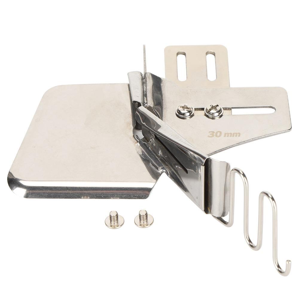 3pcs Lockstitch Machine Accessories 30mm Angle Binder 32mm 24mm Bias Folder Iron Industrial 4 Fold Bias Folder Industrial Sewing