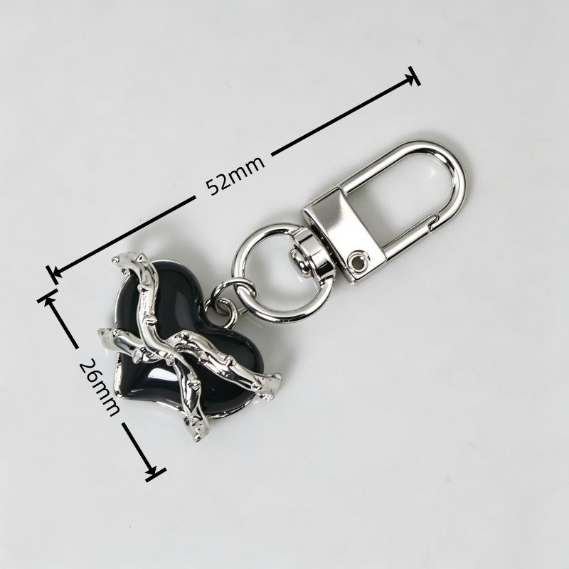 Sweet Heart Zinc Alloy Keychain - Personalized Bag Pendant Ornament