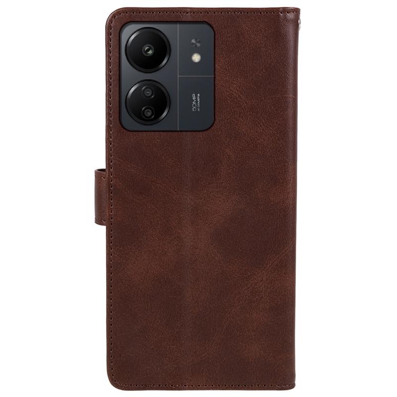 Magnetic Phone Case for Xiaomi Redmi 13C 4G/Poco C65 4G PU Leather Wallet Stand Cover