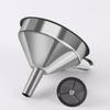 Baijie 304 Detachable Stainless Steel Funnel with Filter, Large Diameter Oil, Wine, Vinegar Strainer for Home Kitchen Use