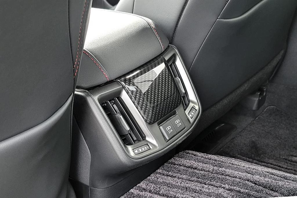 SecondStage Rear Seat Accent Panel for Toyota Crown 220 Series with Digital Carbon Fiber Look (T589DCB) (with USB) (Late Model)